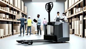 Elektrický paletový vozík: Revolúcia v skladovaní