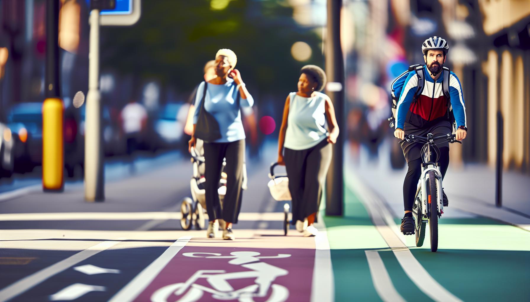 Práva a povinnosti cyklistov na chodníku