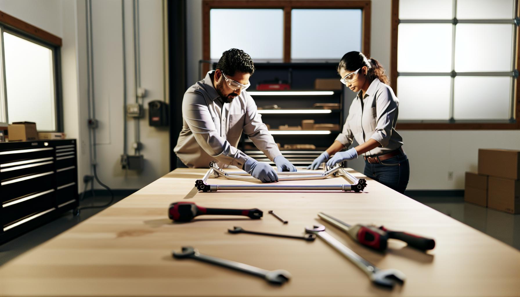 Príprava rámu a komponentov pred inštaláciou