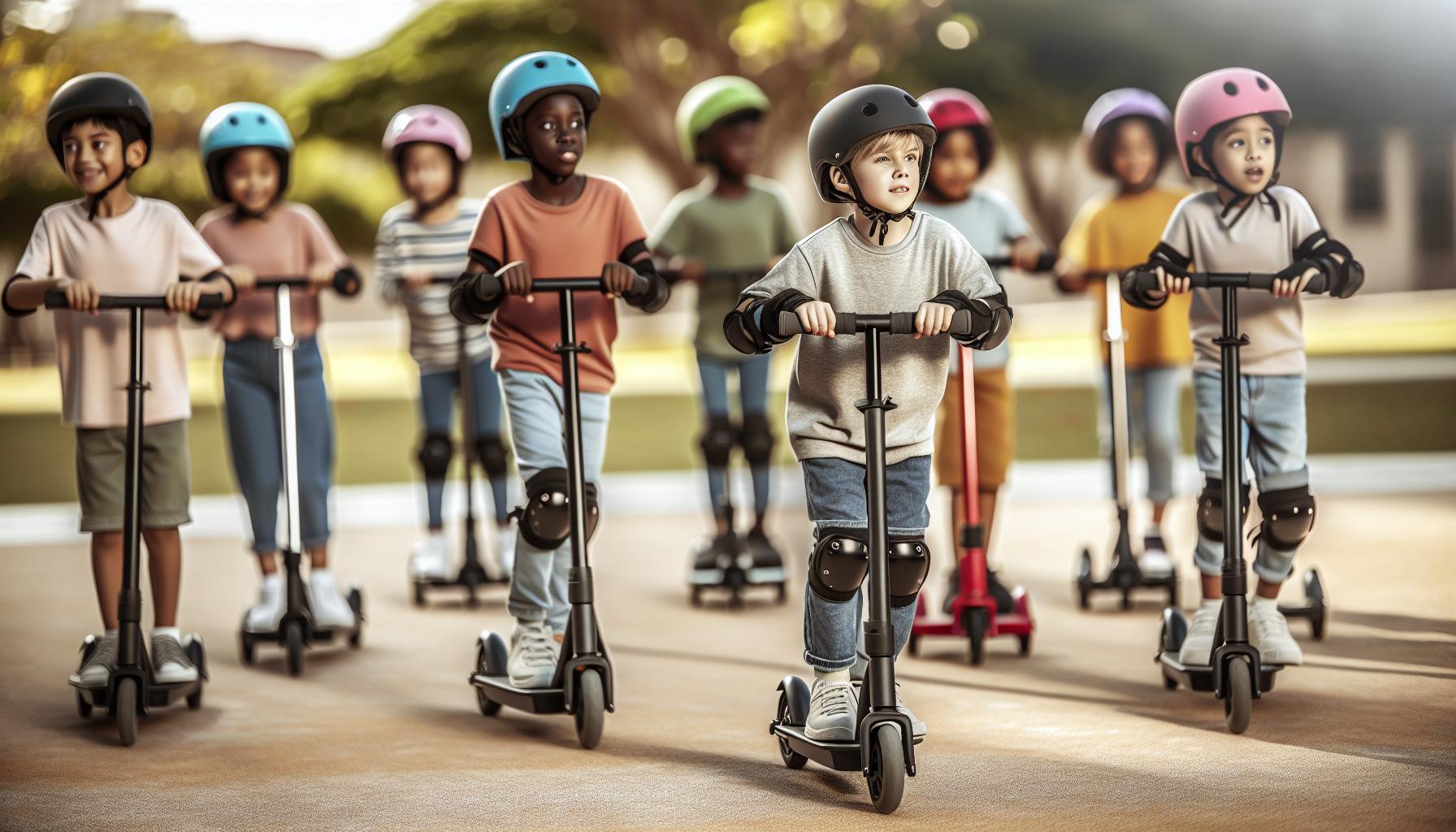 Motorová kolobežka pre deti: Bezpečnosť vs. zábava 2 Bezpečnostné prvky motorových kolobežiek pre deti