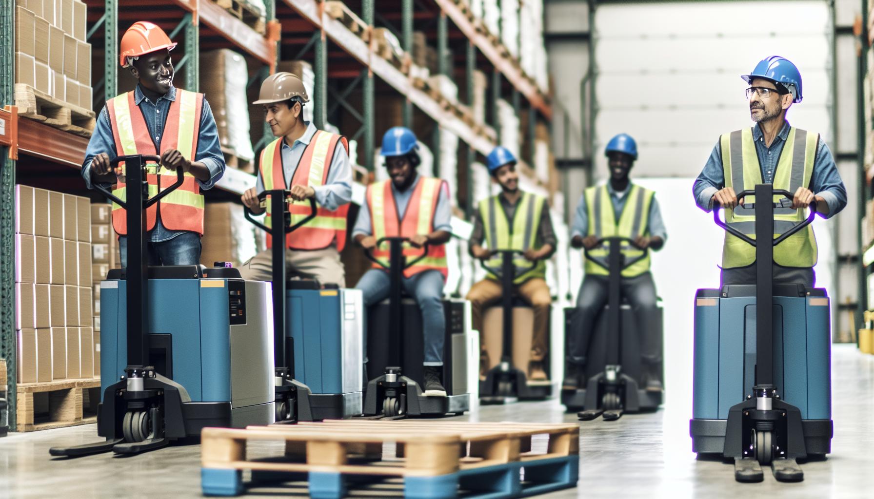 Elektrický paletový vozík: Revolúcia v skladovaní 1 Výhody používania elektrických paletových vozíkov v skladoch